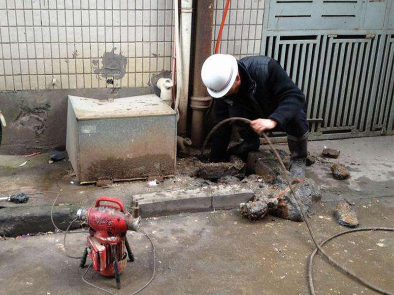 侨乡街道开发区疏通下水道-洗菜池疏通